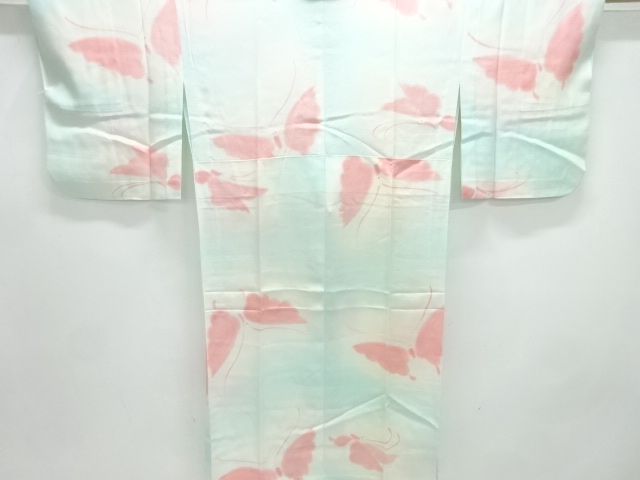 JAPANESE KIMONO / HITOE JUBAN / SILK / BUTTERFLY